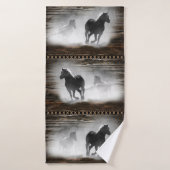 Cheval Wild Galloping (Serviette de bain)