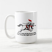 Chevalier à feu vert Mug drôle (Gauche)