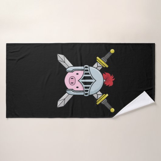Chevalier Cochon (Serviette de bain)