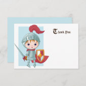 Chevalier dans le Carte de remerciements de l'armu (Devant / Derrière)