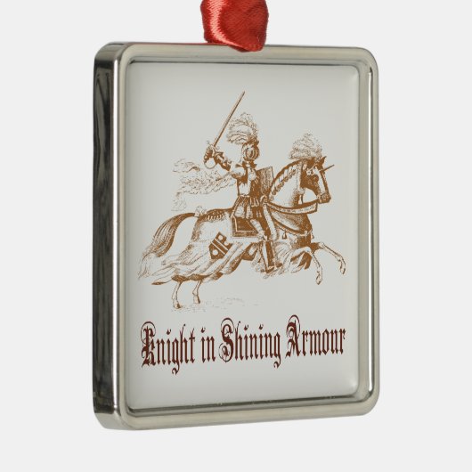 chevalier en ornement brillant d'armure (Droite)