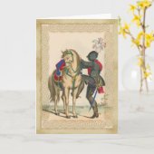 Chevalier et armure avec carte de billet pour chev (Fleur jaune)