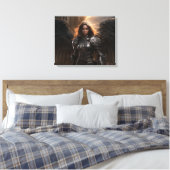 Chevalier guerrier de l'Ange foncé - toile étirée (Insitu(Chambre))