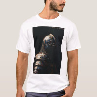 Chevalier médiéval chevalier dans l'ombre T-shirt