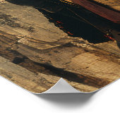 Chevalier Médiéval équitation Affiche d'illustrati (Coin)