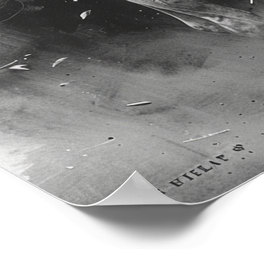 Chevalier Médiéval équitation Affiche d'illustrati (Coin)