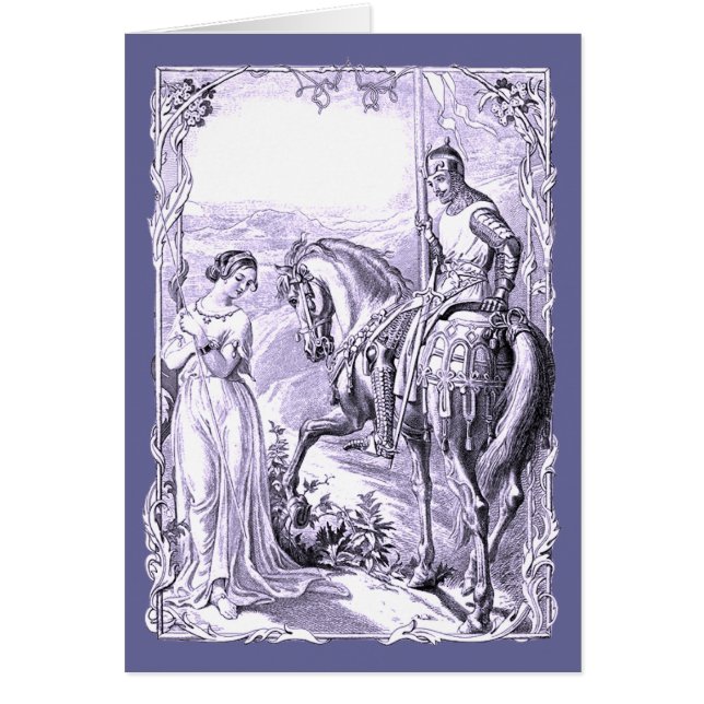 Chevalier médiéval et Dame (Devant)