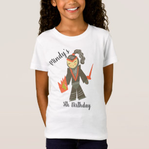Chevalier mignon Doodle Party Anniversaire T-shirt
