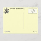 Chevalier sur carte postale Horseback (Dos)