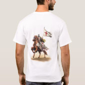 Chevalier Templier Croiseur Jérusalem T-shirt (Dos)