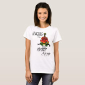 Chevaliers du T-shirt des femmes de ville de rose (Devant entier)