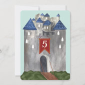 Chevaliers et Dragons Invitation (Dos)