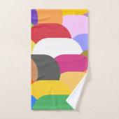 Chevauchement des échelles cercles motif (Serviette à main)