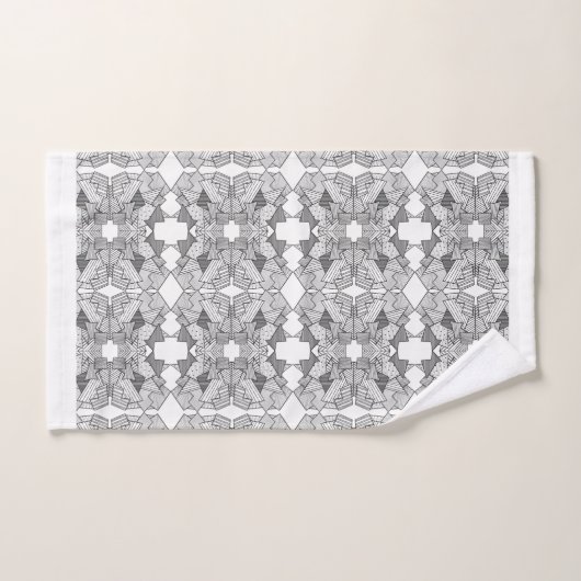 Chevauchement géométrique Abstrait (Serviette à main)