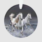 Chevaux à lancer l'oreiller (devant)