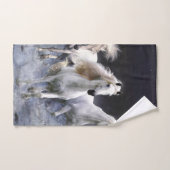 Chevaux à lancer l'oreiller (Serviette à main)