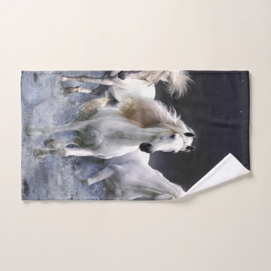 Chevaux à lancer l'oreiller (Serviette à main)