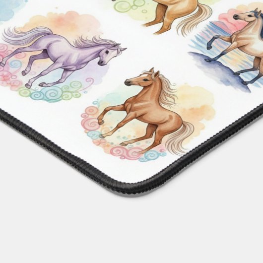 Chevaux aquarelle (Coin)