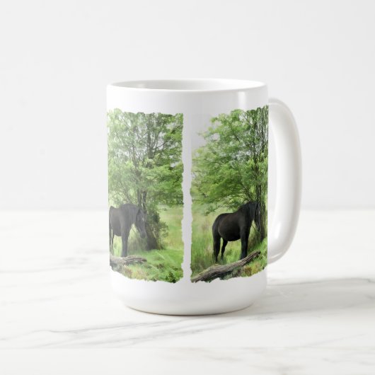 CHEVAUX CAFÉ MUG (Devant droit)