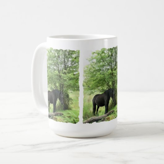 CHEVAUX CAFÉ MUG (Devant gauche)