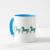 Chevaux Café Mug (Devant gauche)