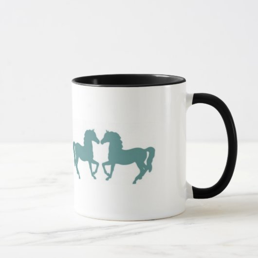 Chevaux Café Mug (Droite)