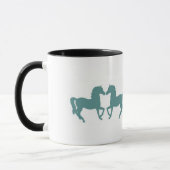 Chevaux Café Mug (Gauche)