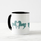 Chevaux Café Mug (Devant gauche)