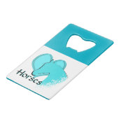 Chevaux cardiaques III (aqua) (Dos Angle)