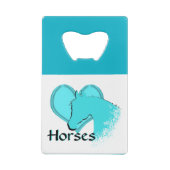 Chevaux cardiaques III (aqua) (Dos)