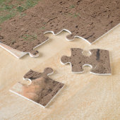 Chevaux Clydesdale Plowers. Jigsaw Puzzle (Côté)