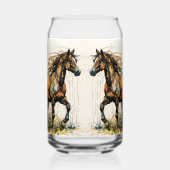Chevaux dans le Pâturage (Gauche)