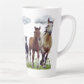 Chevaux dans une Mug de pré (Droite)