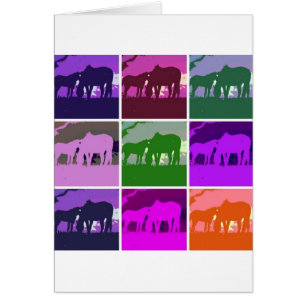 Chevaux d'art pop