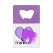 Chevaux de coeur III (violet) (Devant)