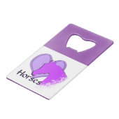 Chevaux de coeur III (violet) (Dos Angle)