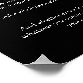 Chevaux de Desiderata courant Affiches (Coin)