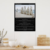 Chevaux de Desiderata courant Affiches (Cuisine)