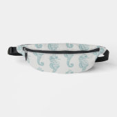 Chevaux de mer tropicaux, Motif hippocampe - gris  (Recto)