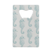 Chevaux de mer tropicaux, Motif hippocampe - gris  (Dos)