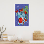 Chevaux de Noël - Impression Boîte d'Allumettes -  (Cuisine)