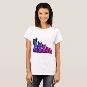 Chevaux de T-shirts pour femmes Bella+Canvas (Devant entier)