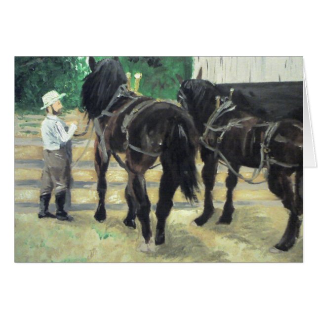 Chevaux de travail (Devant horizontal)