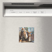 Chevaux d'hiver Sturbridge Village Magnet (In Situ (Lave-vaisselle))