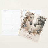 Chevaux élégants Wedding planner personnalisé (Devant avec enveloppe)