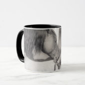 Chevaux embrassant la tasse (Devant gauche)