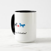 Chevaux en amour Mug (Devant gauche)