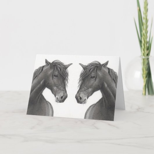 CHEVAUX EN PENCIL : ESPRIT ENNEMIS : CARTE (Devant)