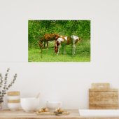 Chevaux Green Feuilles 11 x 85 Poster (Cuisine)