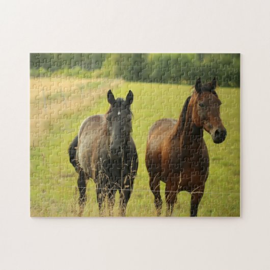 Chevaux Image Shot Jigsaw Puzzle (Horizontal)